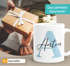 Kaffee-Tasse Buchstabe Initiale Monogramm personalisiert mit Namen Teamgeschenk Namenstasse SpecialMe®preview