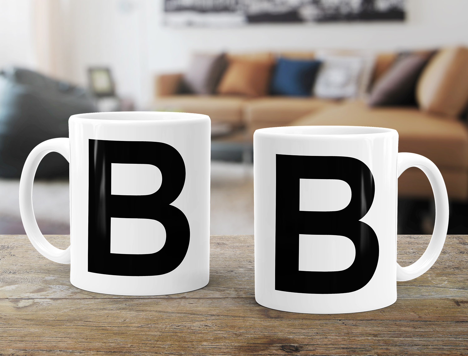 MoonWorks Keramiktasse Mit Farbigem Innen – Glänzend, Schwarz, Für Kaffee & Tee