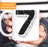 Kaffee-Tasse Buchstaben Buchstabe glänzend Kaffeetasse Teetasse Keramiktasse MoonWorks®preview