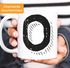 Kaffee-Tasse Buchstaben Buchstabe glänzend Kaffeetasse Teetasse Keramiktasse MoonWorks®preview
