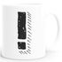 Kaffee-Tasse Buchstaben Buchstabe glänzend Kaffeetasse Teetasse Keramiktasse MoonWorks®preview