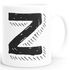 Kaffee-Tasse Buchstaben Buchstabe glänzend Kaffeetasse Teetasse Keramiktasse MoonWorks®preview