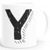 Kaffee-Tasse Buchstaben Buchstabe glänzend Kaffeetasse Teetasse Keramiktasse MoonWorks®preview