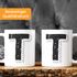 Kaffee-Tasse Buchstaben Buchstabe glänzend Kaffeetasse Teetasse Keramiktasse MoonWorks®preview