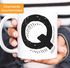 Kaffee-Tasse Buchstaben Buchstabe glänzend Kaffeetasse Teetasse Keramiktasse MoonWorks®preview