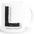 Kaffee-Tasse Buchstaben Buchstabe glänzend Kaffeetasse Teetasse Keramiktasse MoonWorks®preview