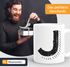 Kaffee-Tasse Buchstaben Buchstabe glänzend Kaffeetasse Teetasse Keramiktasse MoonWorks®preview