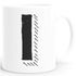 Kaffee-Tasse Buchstaben Buchstabe glänzend Kaffeetasse Teetasse Keramiktasse MoonWorks®preview