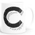 Kaffee-Tasse Buchstaben Buchstabe glänzend Kaffeetasse Teetasse Keramiktasse MoonWorks®preview
