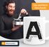 Kaffee-Tasse Buchstaben Buchstabe glänzend Kaffeetasse Teetasse Keramiktasse MoonWorks®preview