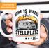 Kaffee-Tasse Camping Home is where the Stellplatz is Geschenke für Camper Wohnmobil Spruch lustig Moonworks®preview