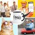Kaffee-Tasse Chef mit Innenfarbe und großem Henkel MoonWorks®preview