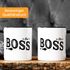 Kaffee-Tasse Chef-Tasse "The Boss" mit Innenfarbe MoonWorks®preview