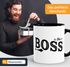 Kaffee-Tasse Chef-Tasse "The Boss" mit Innenfarbe MoonWorks®preview