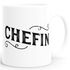 Kaffee-Tasse Chefin einfarbig MoonWorks®preview