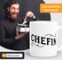 Kaffee-Tasse Chefin einfarbig MoonWorks®preview