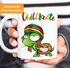 Kaffee-Tasse Chillkröte Schildkröte Rastafrisur Joint Comic Stil Kaffeetasse Fun-Tasse MoonWorks®preview