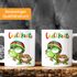 Kaffee-Tasse Chillkröte Schildkröte Rastafrisur Joint Comic Stil Kaffeetasse Fun-Tasse MoonWorks®preview
