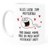 Kaffee-Tasse Danke dass du mich nicht geschluckt hast Geschenk Mama Muttertag lustig Spermium Moonworks®preview