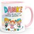 Kaffee-Tasse Danke dass du uns beim Wachsen geholfen hast Geschenk Abschied Erzieherin kleines Dankeschön SpecialMe®preview