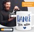 Kaffee-Tasse Danke für Alles Dankeschön-Geschenke Vatertag Muttertag Geburtstag Weihnachten Herz Moonworks®preview