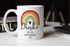 Kaffee-Tasse Danke für die kunterbunte Zeit Regenbogen kleines Geschenk Abschied Erzieherin SpecialMe®preview