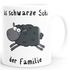 Kaffee-Tasse Das Schwarze Schaf der Familie MoonWorks®preview
