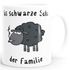Kaffee-Tasse Das Schwarze Schaf der Familie MoonWorks®preview