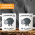 Kaffee-Tasse Das Schwarze Schaf der Familie MoonWorks®preview