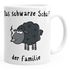 Kaffee-Tasse Das Schwarze Schaf der Familie MoonWorks®preview