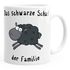 Kaffee-Tasse Das Schwarze Schaf der Familie MoonWorks®preview