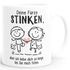 Kaffee-Tasse Deine Fürze stinken aber ich liebe dich Geschenk Freund Mann lustige Liebeserklärung Moonworks®preview
