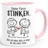 Kaffee-Tasse Deine Fürze stinken aber ich liebe dich Geschenk Freund Mann lustige Liebeserklärung Moonworks®preview