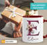 Kaffee-Tasse Design Floral Buchstabe Initiale Monogramm Blüten personalisiert mit Namen persönliche Geschenke SpecialMe®preview