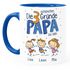 Kaffee-Tasse "Die schönsten Gründe Papa zu sein" Spruch 1-4 Kinder - personalisiertes Geschenk zum Vatertag SpecialMe®preview