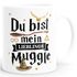 Kaffee-Tasse Du bist mein Lieblingsmuggle Lieblingsmensch Geschenk Partner Freund beste Freundin Moonworks®preview
