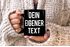 Kaffee-Tasse eigener Text Spruch Wunschtext personalisiert Bürotasse lustige Kaffeebecher anpassen MoonWorks®preview