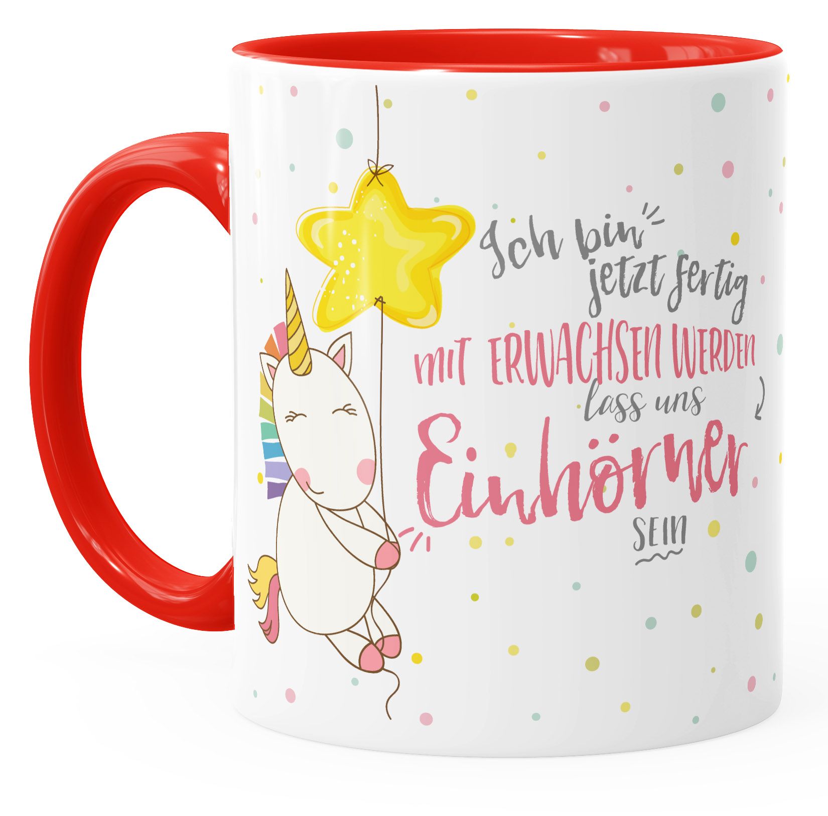 MoonWorks® Accio Tasse à Café En Céramique Avec Inscription En Allemand