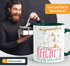 Kaffee-Tasse Einhorn Mir reichts ich geh schaukeln Spruch Unicorn Tasse mit farbigem Henkel MoonWorks®preview