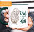 Kaffee-Tasse Eule Owl I need is you Liebe Spruch Geschenk Valentinstag Weihnachten Ehe Partnerschaft MoonWorks®preview