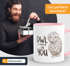 Kaffee-Tasse Eule Owl I need is you Liebe Spruch Geschenk Valentinstag Weihnachten Ehe Partnerschaft MoonWorks®preview