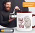 Kaffee-Tasse Eule Owl I need is you Liebe Spruch Geschenk Valentinstag Weihnachten Ehe Partnerschaft MoonWorks®preview
