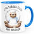 Kaffee-Tasse Faultier Design Geschenkidee {style_variation_string} Anti Stress Bürotasse Spruch Lustig Arbeit Job Berufe SpecialMe®preview