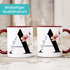 Kaffee-Tasse Florales Design mit Buchstabe Initiale Monogramm personalisiert mit Namen persönliche Geschenke Keramikbecher SpecialMe®preview