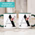 Kaffee-Tasse Florales Design mit Buchstabe Initiale Monogramm personalisiert mit Namen persönliche Geschenke Keramikbecher SpecialMe®preview