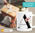 Kaffee-Tasse Florales Design mit Buchstabe Initiale Monogramm personalisiert mit Namen persönliche Geschenke Keramikbecher SpecialMe®preview