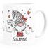 Kaffee-Tasse Frohe Weihnachten Wichtel Weihnachtsmotiv mit Namen persönliche Geschenke SpecialMe®preview