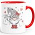 Kaffee-Tasse Frohe Weihnachten Wichtel Zwerg Gnom Weihnachtsmotiv persönliche Geschenke SpecialMe®preview
