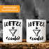 Kaffee-Tasse für Programmierer - A machine that turns coffee into code - Spruch MoonWorks®preview