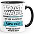 Kaffee-Tasse für werdende Väter mit Spruch Das Wars mit der Nachtruhe lustige Geschenke zum ersten Vatertag MoonWorks®preview